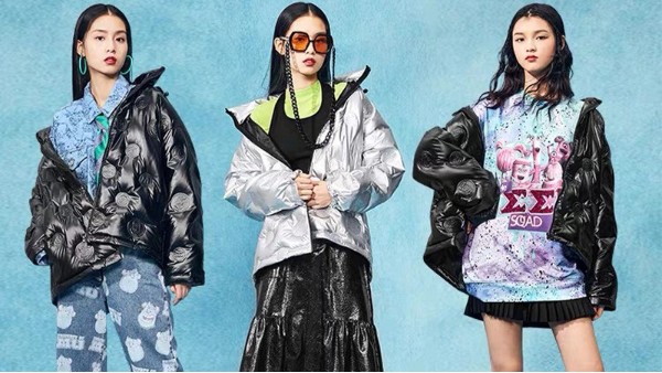 金屬工藝羽絨服面料，帶貨女王必備！