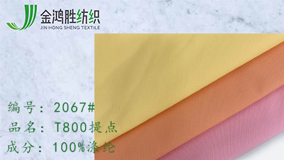 金鴻勝T800提點 滌綸防水羽絨服面料 時尚風(fēng)衣夾克布料
